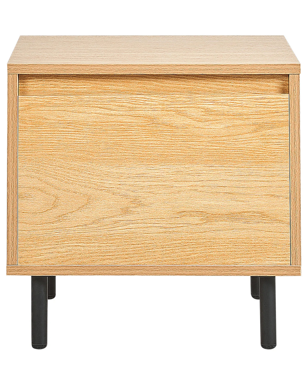 1 Drawer Bedside Table NIKEA Light Brown
