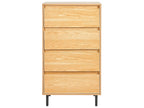 4 Drawer Chest NIKEA Light Brown