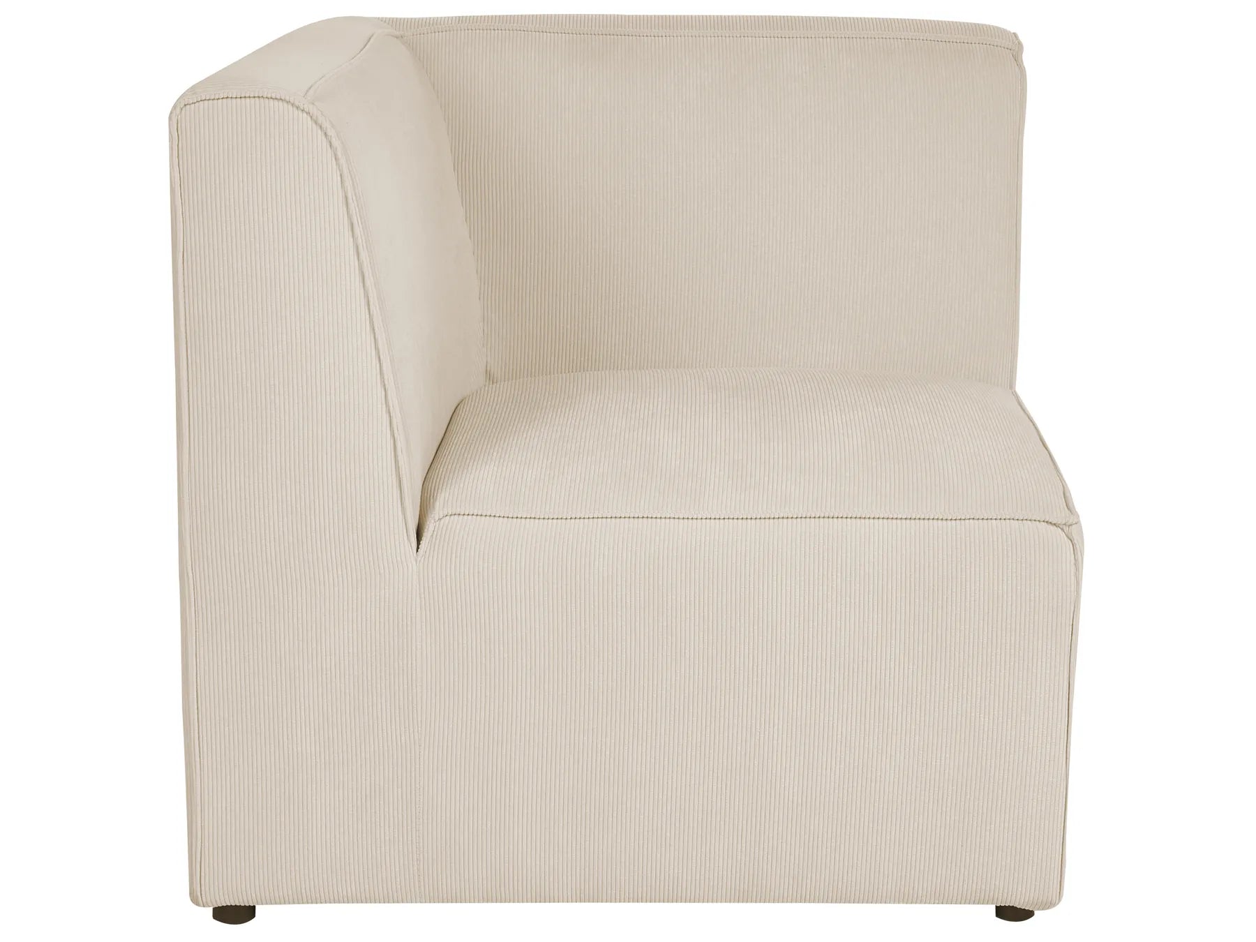 Modular Sofa 4 Seater LEMVIG Corduroy Light Beige