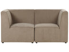Modular Sofa 2 Seater LEMVIG Corduroy Taupe