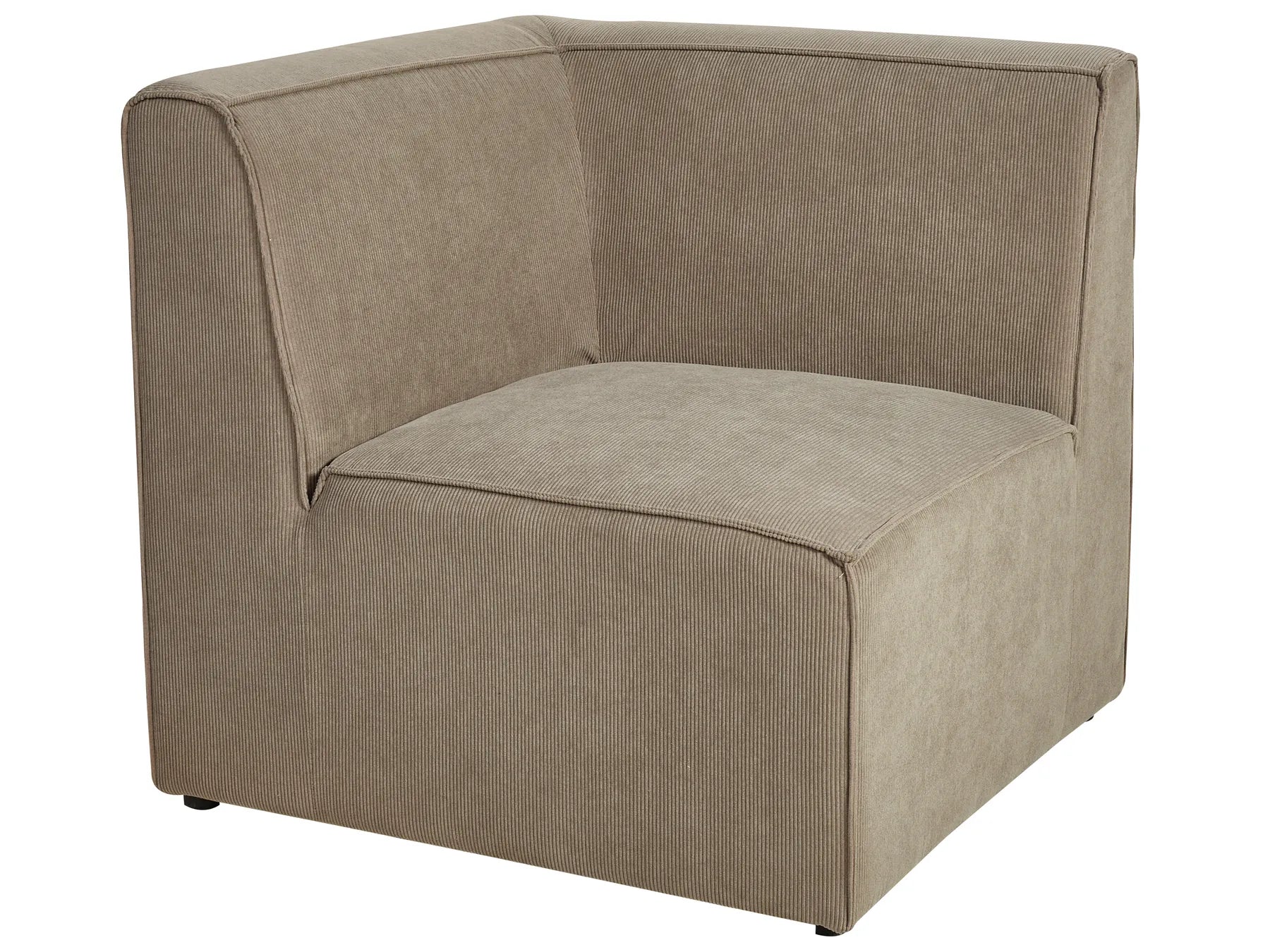 Modular Sofa 2 Seater LEMVIG Corduroy Taupe