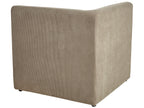 Modular Sofa 2 Seater LEMVIG Corduroy Taupe