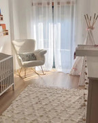 Rocking Chair ANASET Boucle White