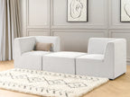 Ottoman LEMVIG Corduroy Off-White