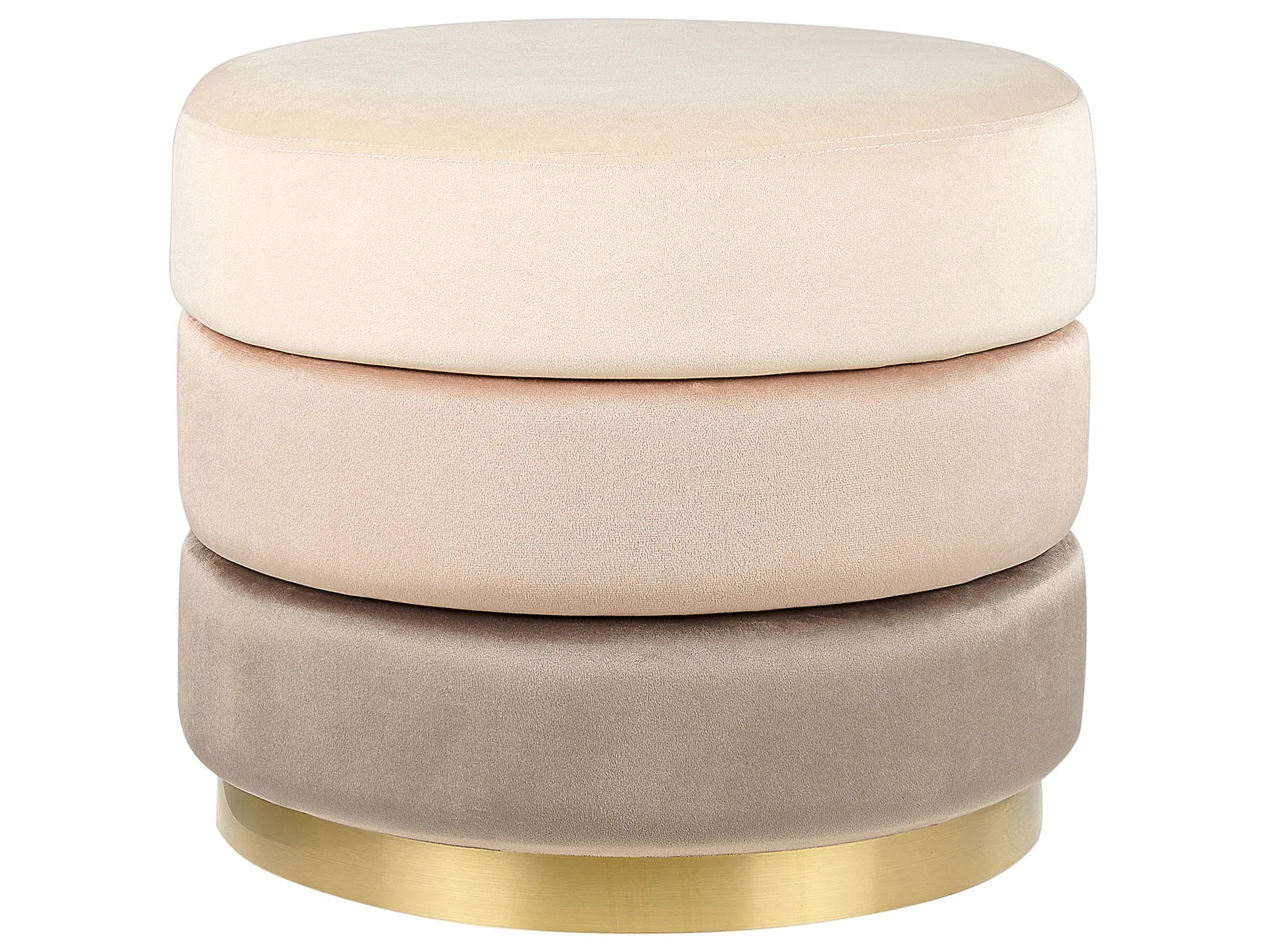 Pouffe LOUIN Velvet Beige