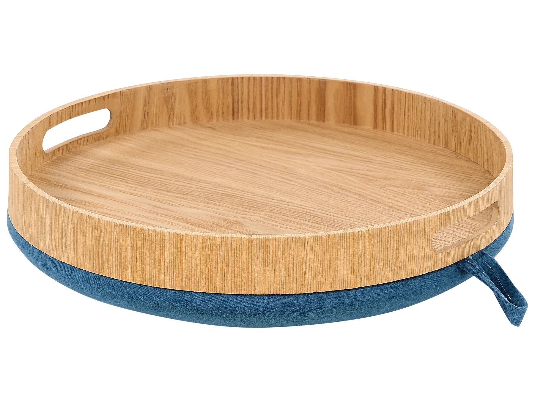 Storage Stool NEELY Velvet Navy Blue