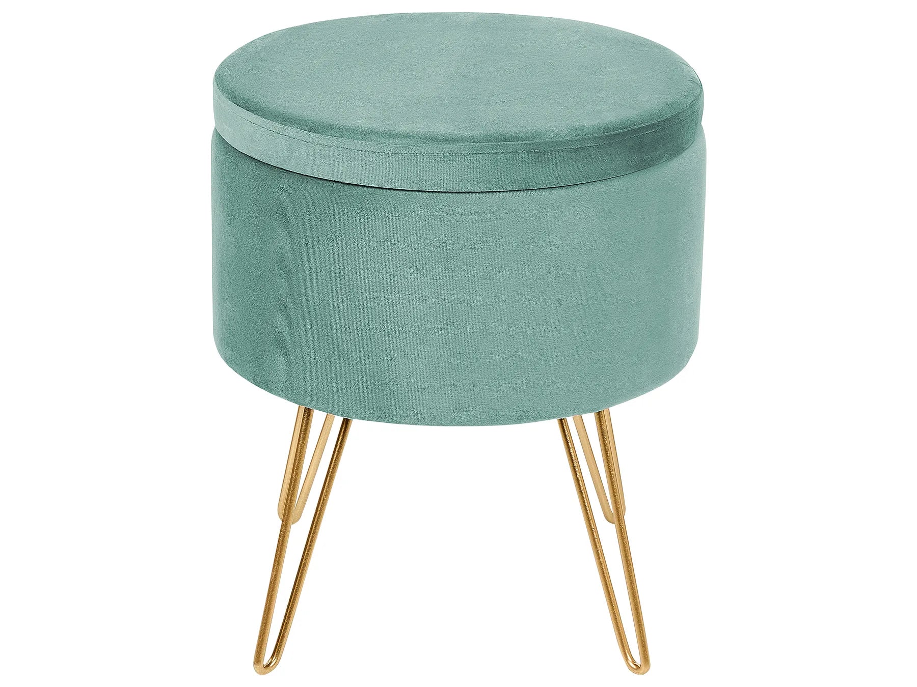 Storage Pouffe SILAS Velvet Mint Green