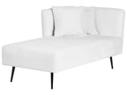 Right-Hand Chaise Lounge RIOM Fabric White