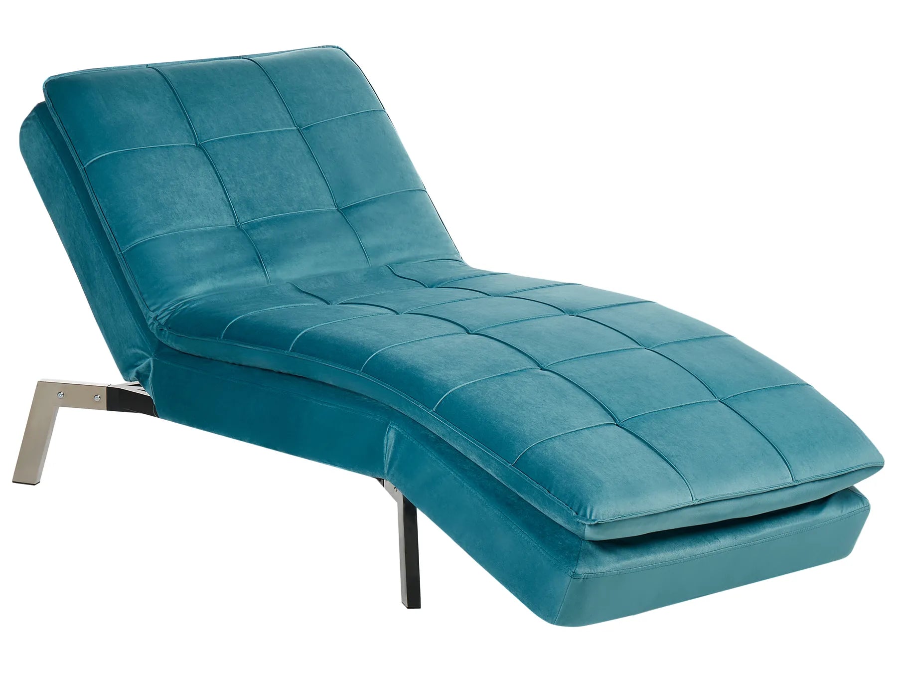 Chaise Longue LOIRET Velvet Teal