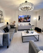 Coffee Table DELANO Marble/ Black