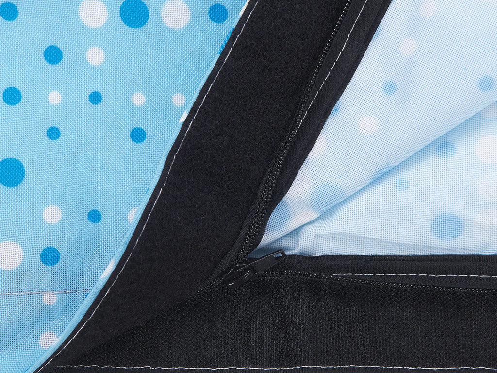 Bean Bag Cover FUZZY 180 cm 140 cm Light Blue