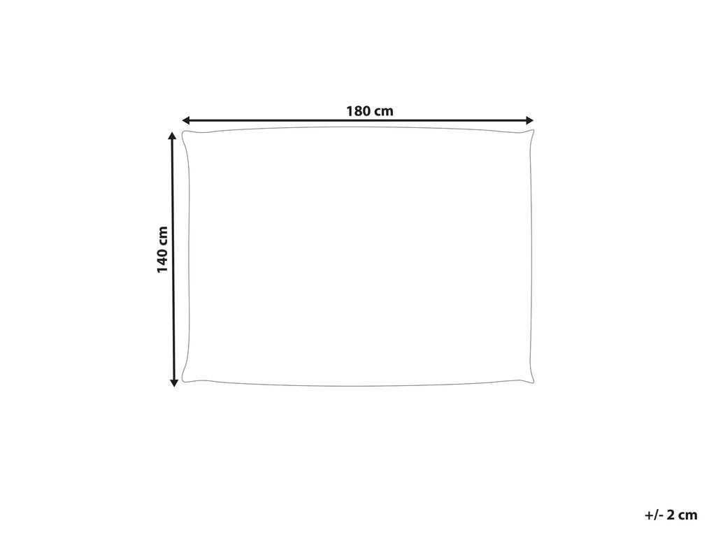 Bean Bag Cover FUZZY 180 cm 140 cm Lime Green