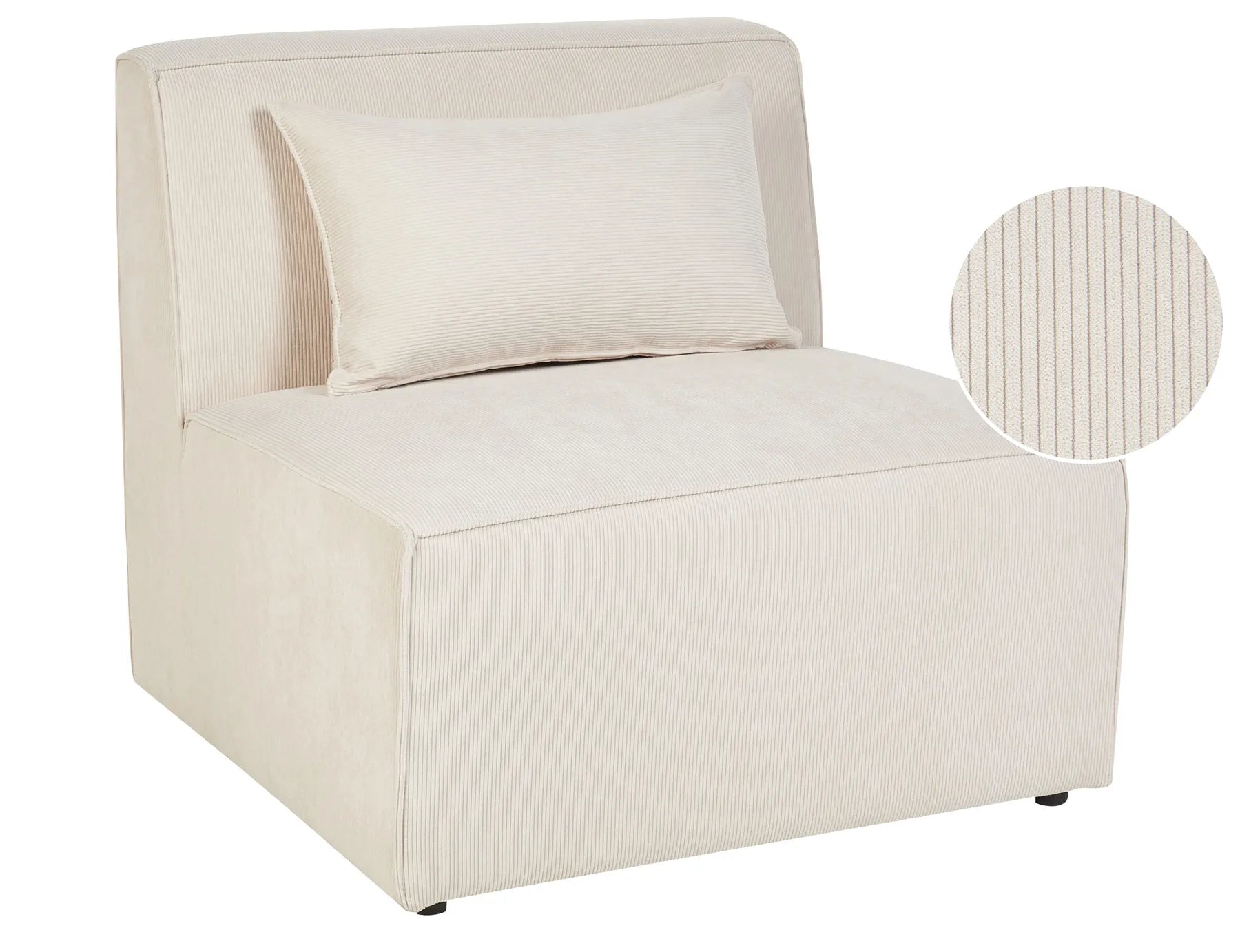 1-Seat Section LEMVIG Corduroy Light Beige