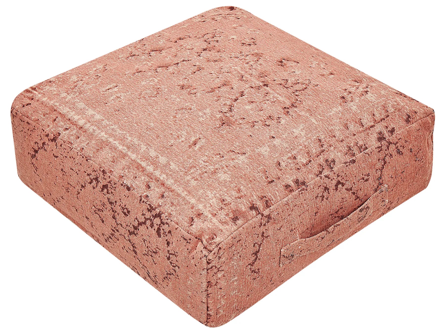 Pouffe SHASA Cotton Light Red