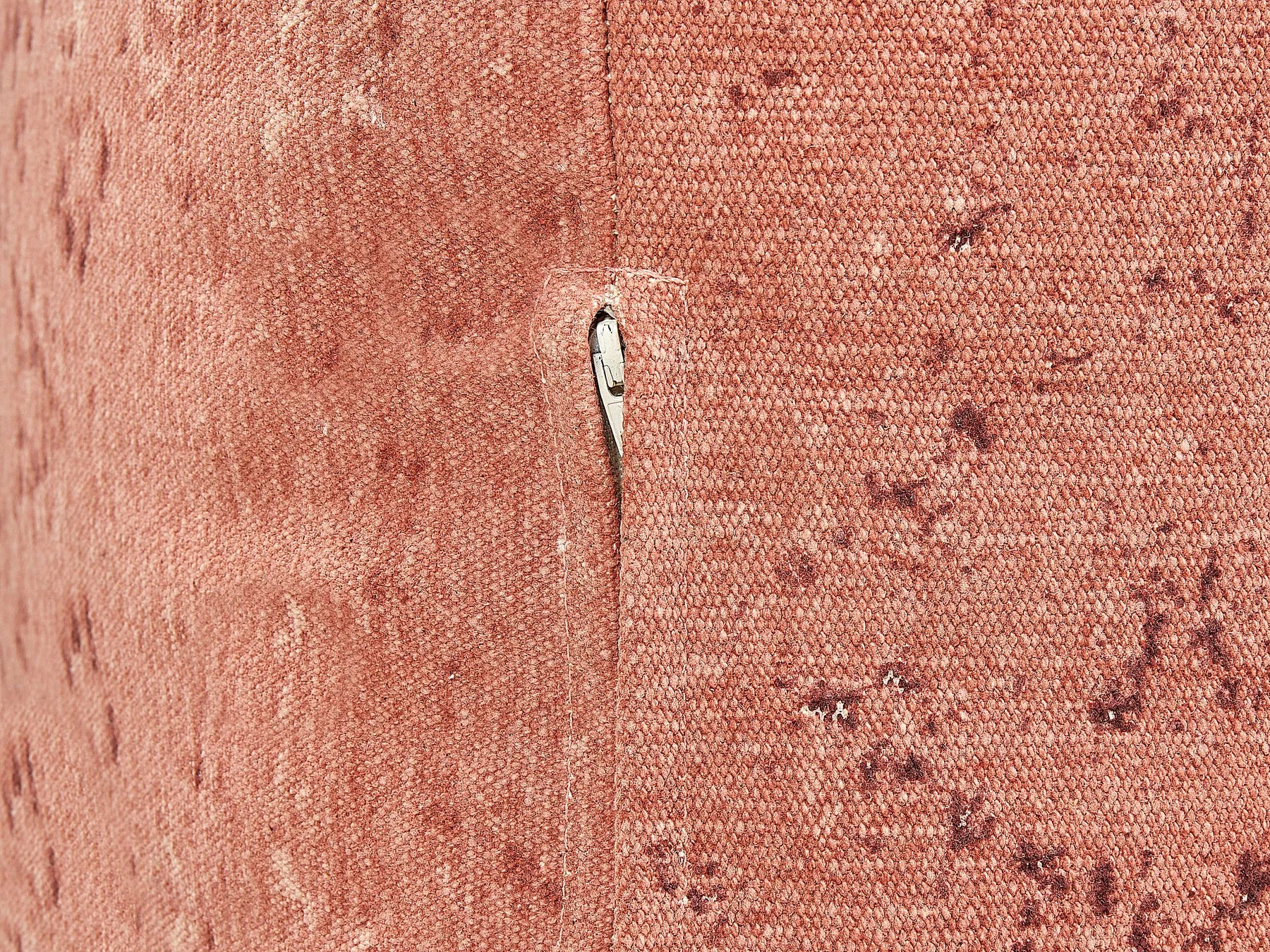 Pouffe SHASA Cotton Light Red