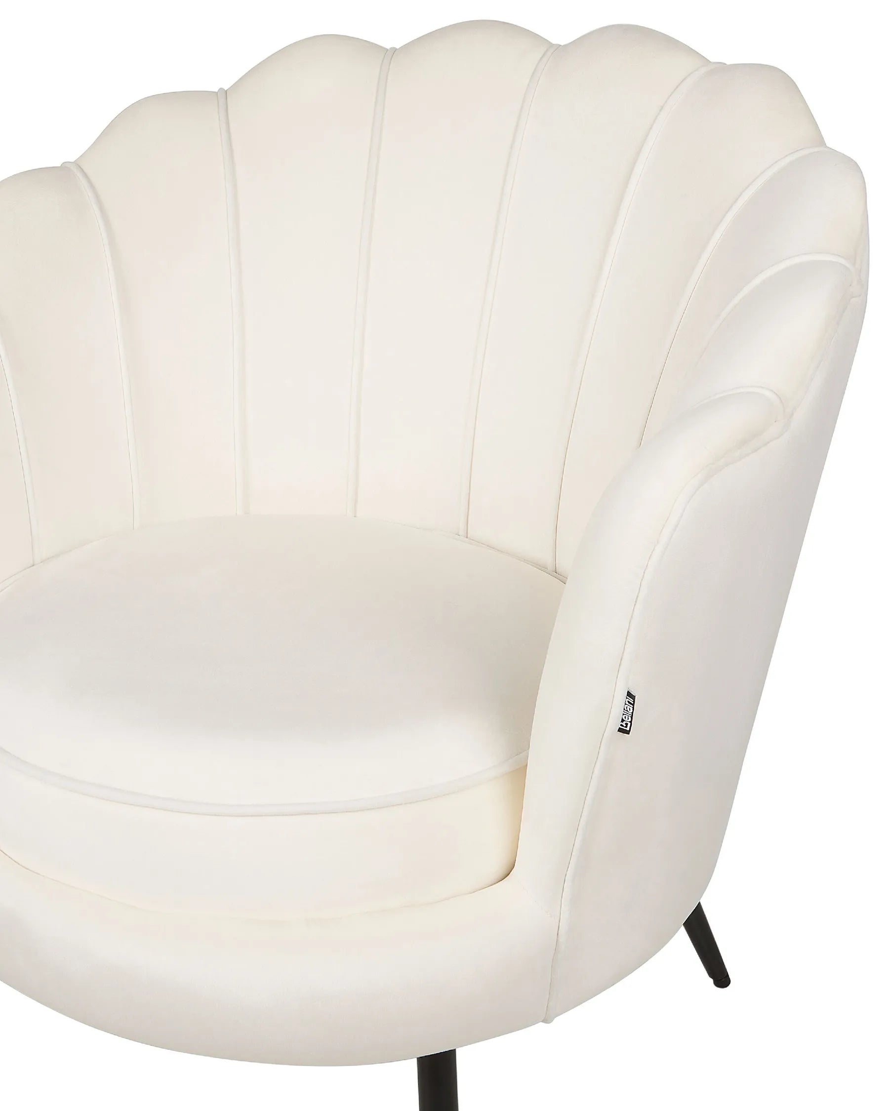 Armchair LOVIKKA Velvet Off-White