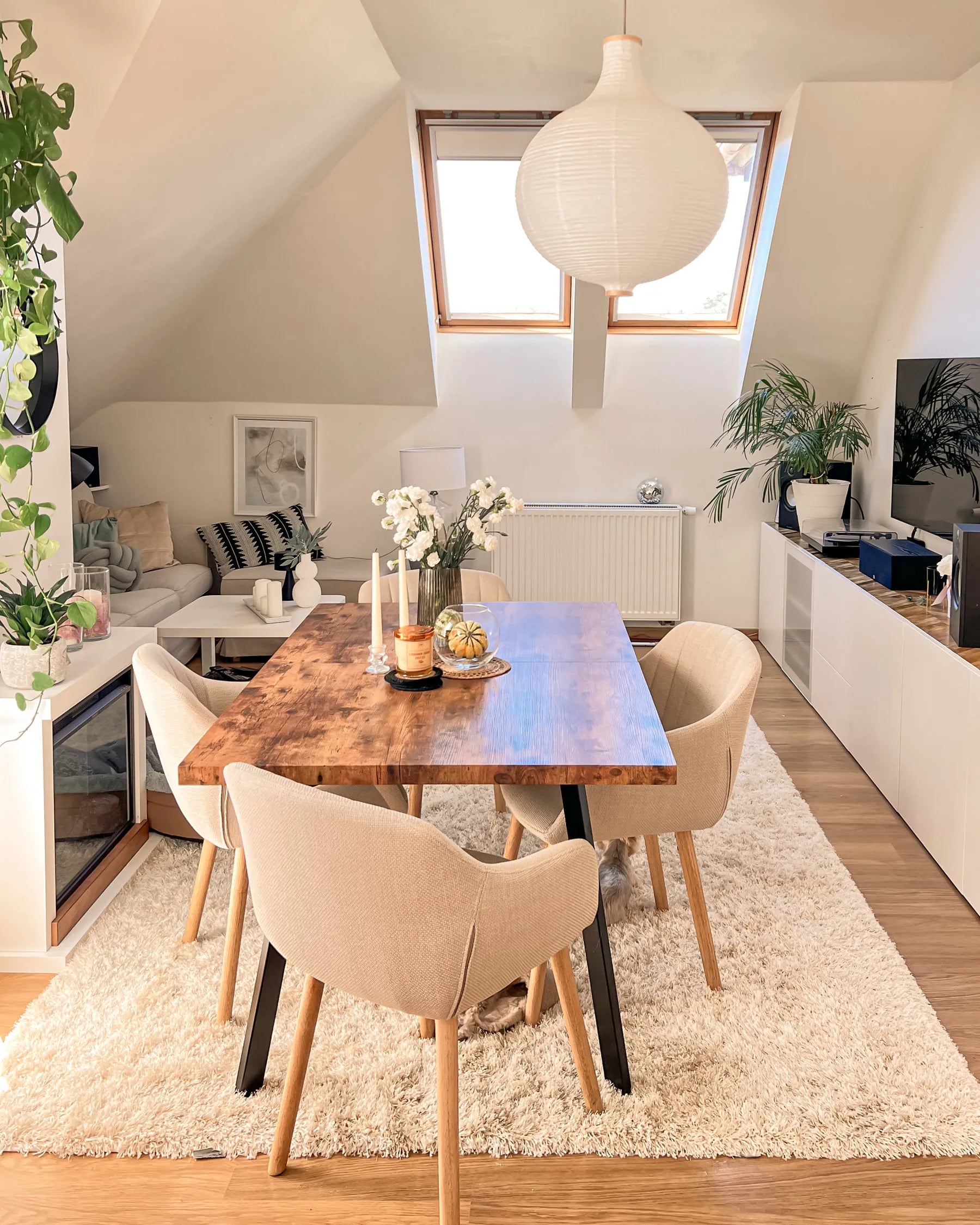 Extending Dining Table HARLOW Dark Brown 140/180 cm 90 cm