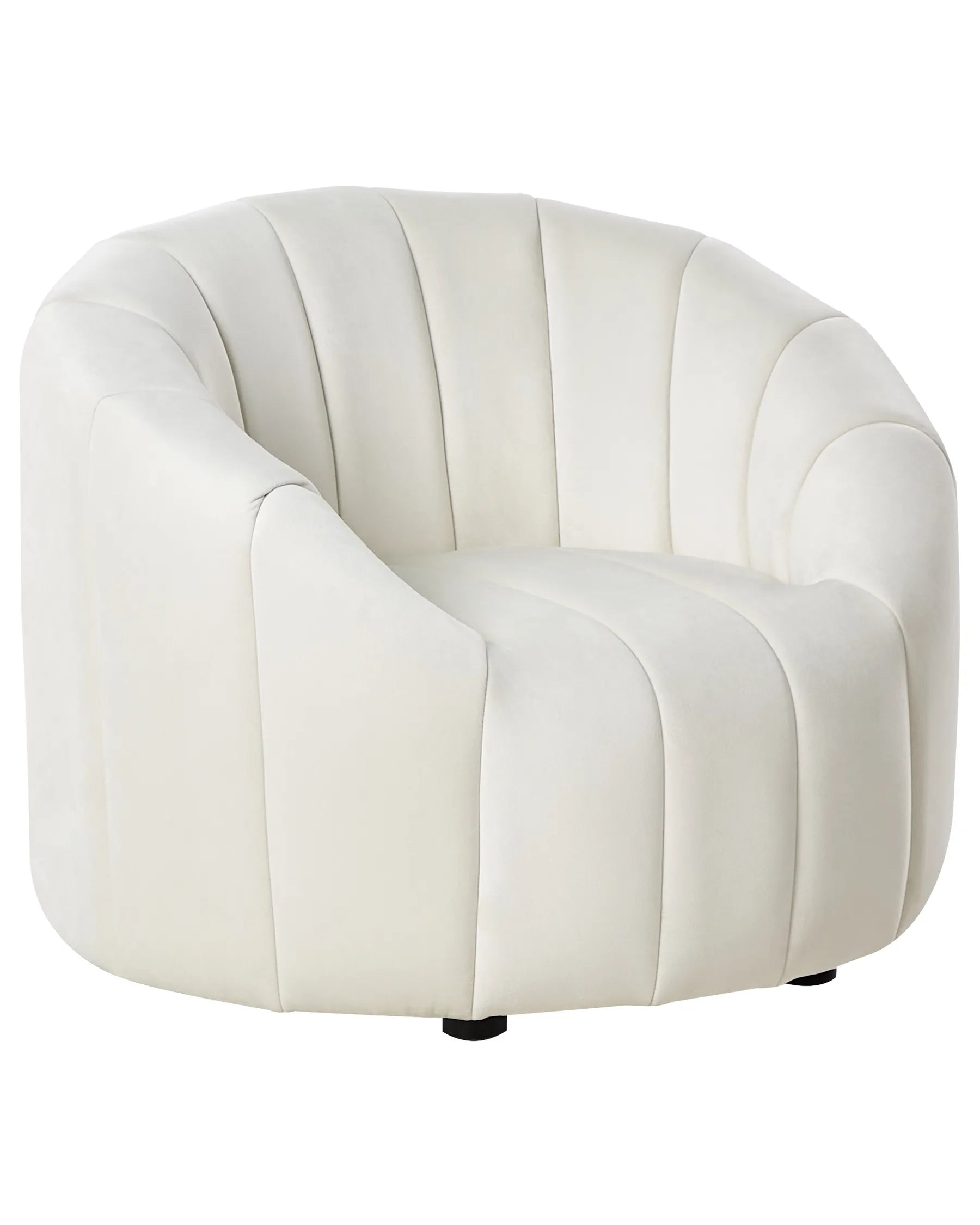 Armchair MALUNG Velvet Off-White