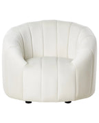 Armchair MALUNG Velvet Off-White
