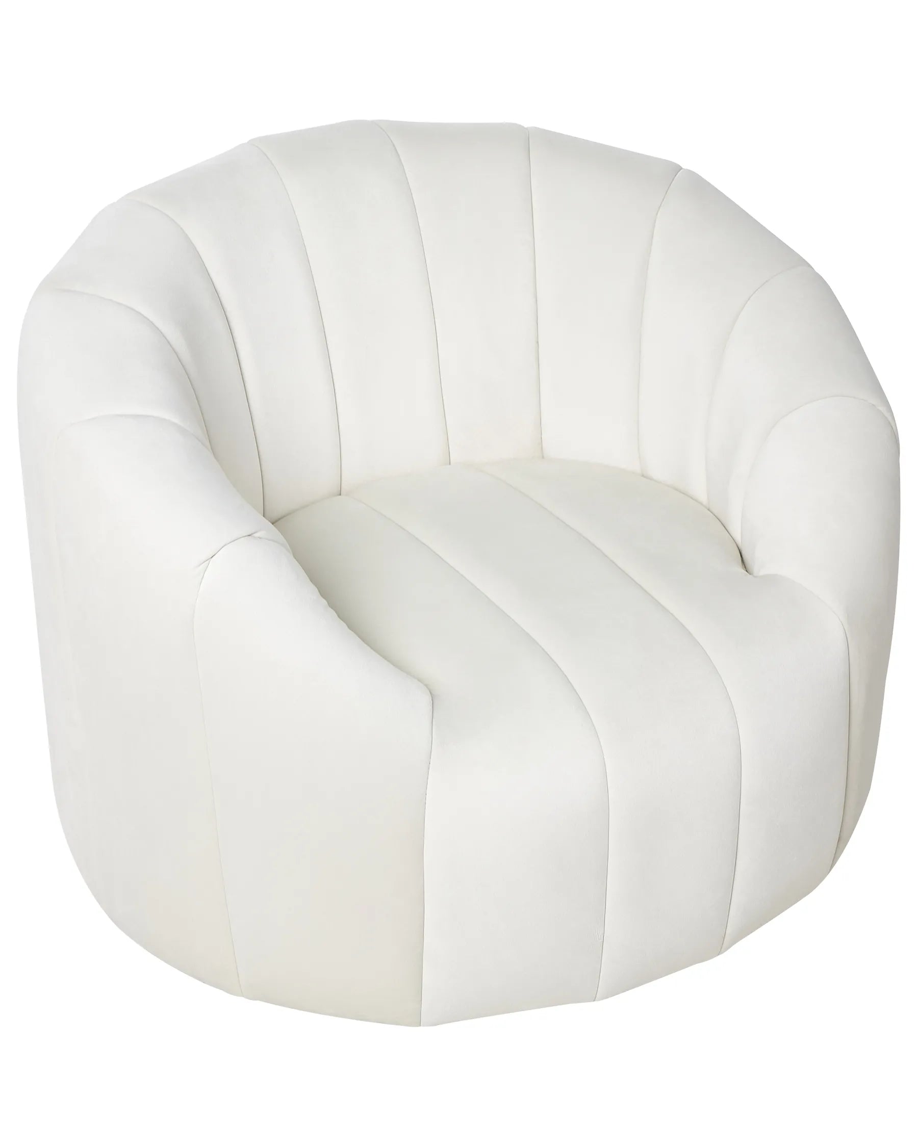 Armchair MALUNG Velvet Off-White