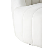Armchair MALUNG Velvet Off-White