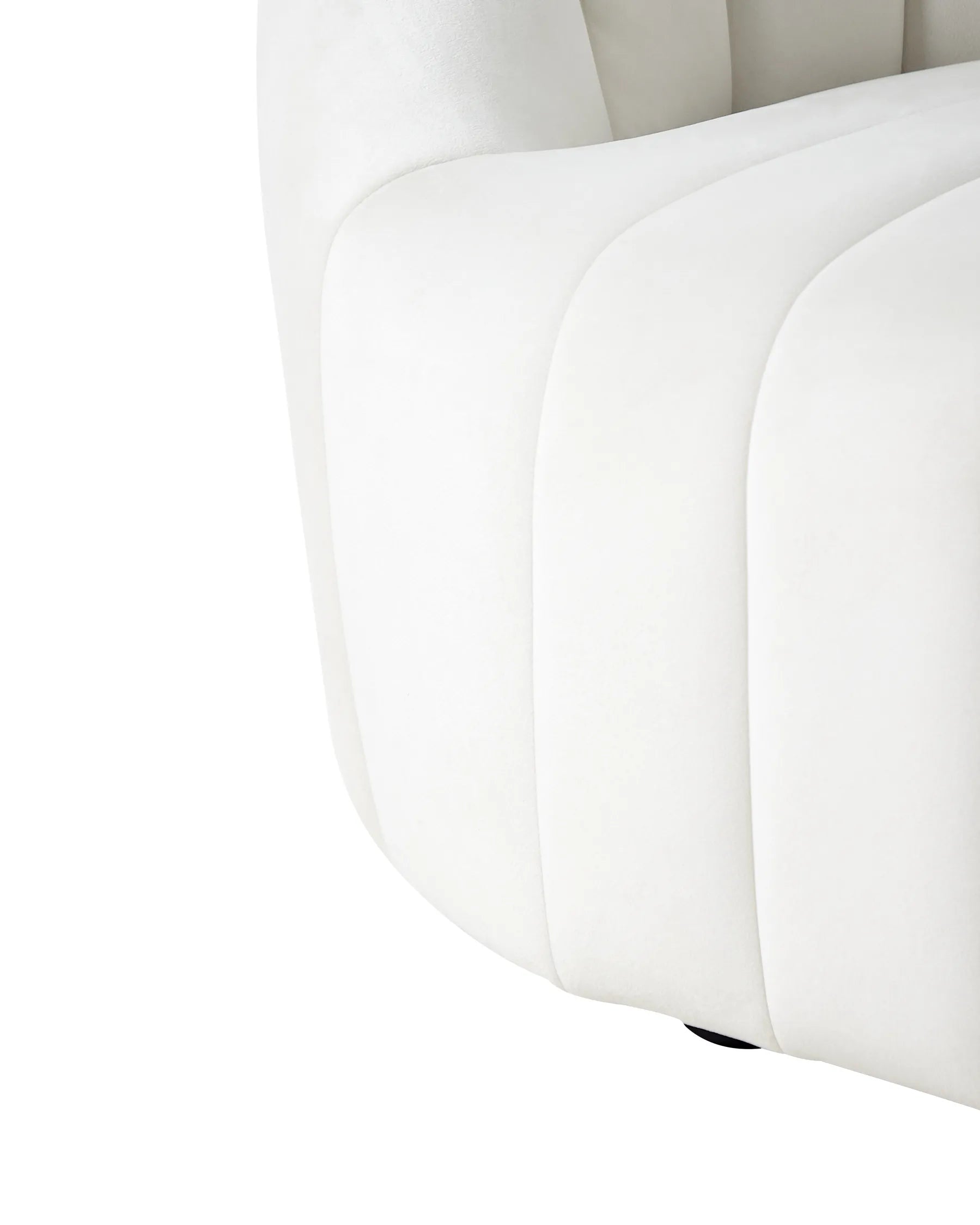 Armchair MALUNG Velvet Off-White
