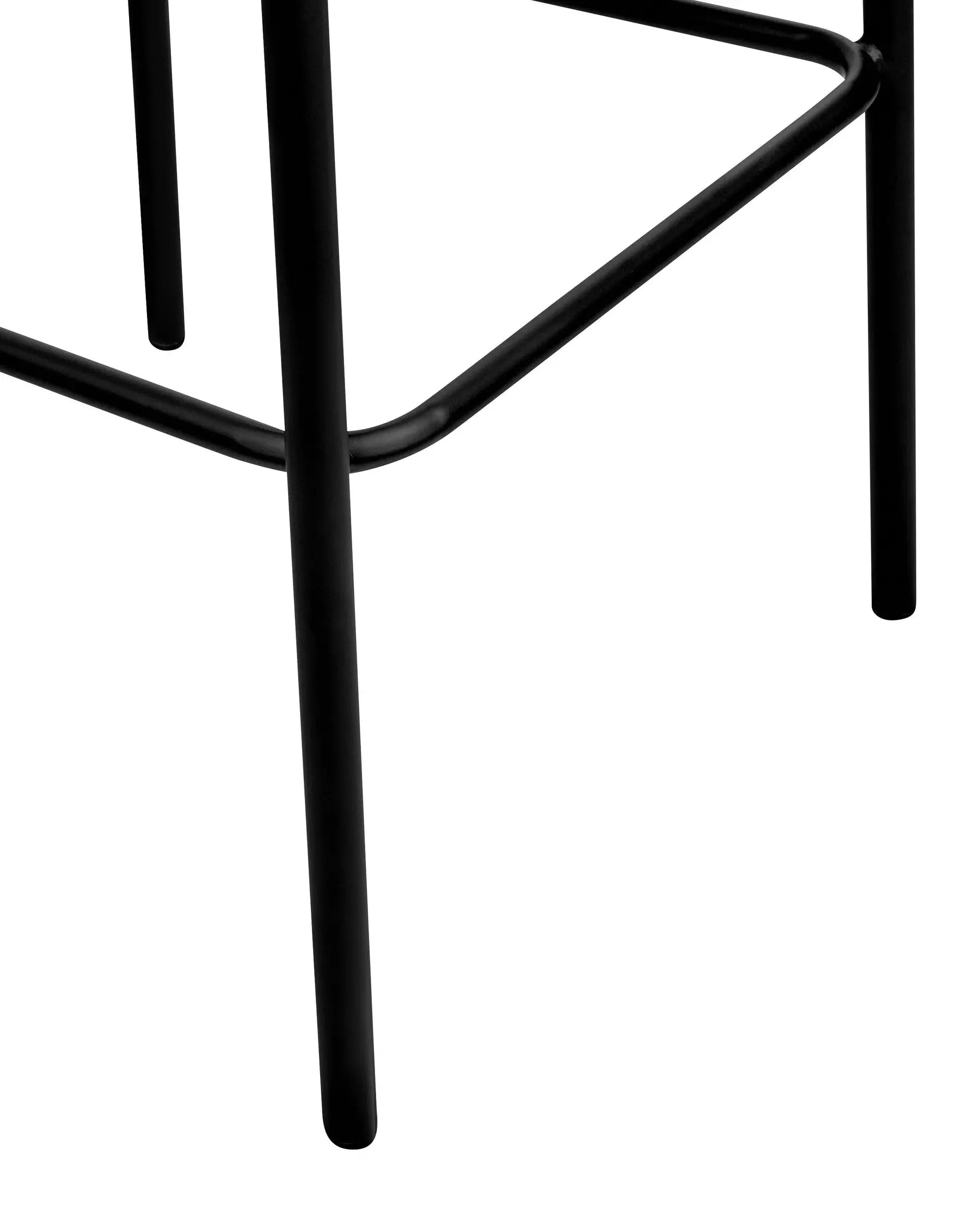 Set of 2 Bar Chairs MINA Boucle Light Grey