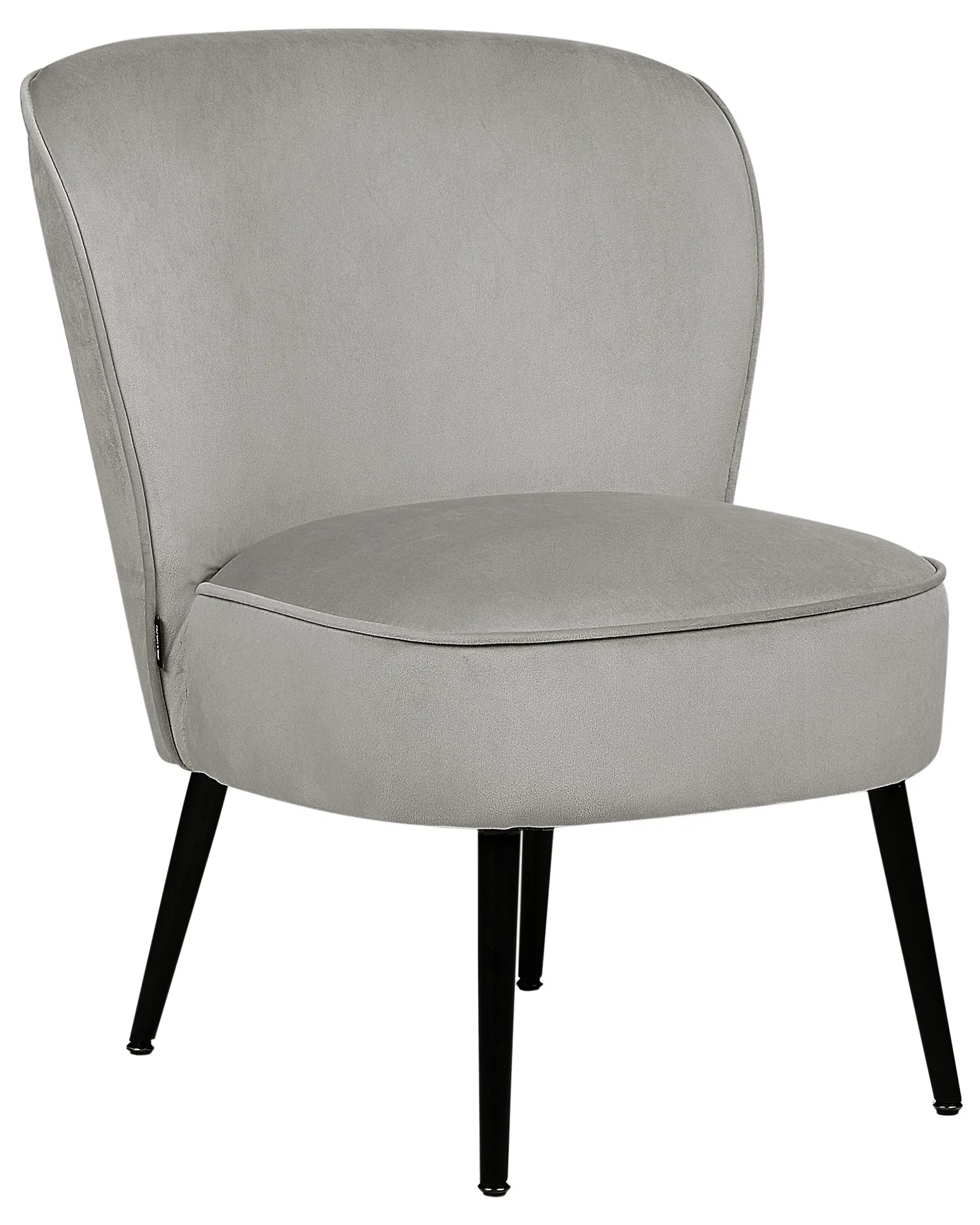 Armchair VOSS Velvet Light Grey