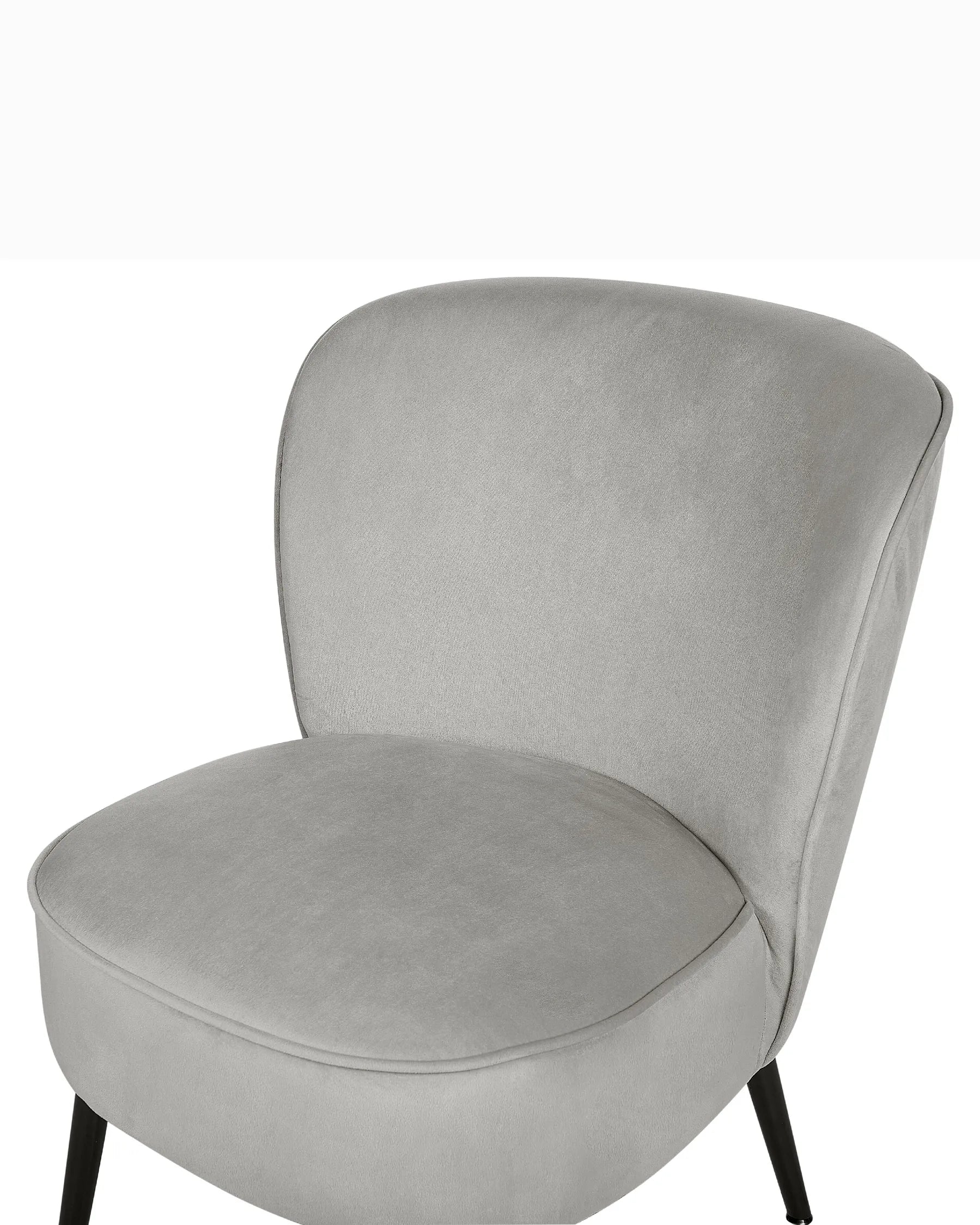 Armchair VOSS Velvet Light Grey