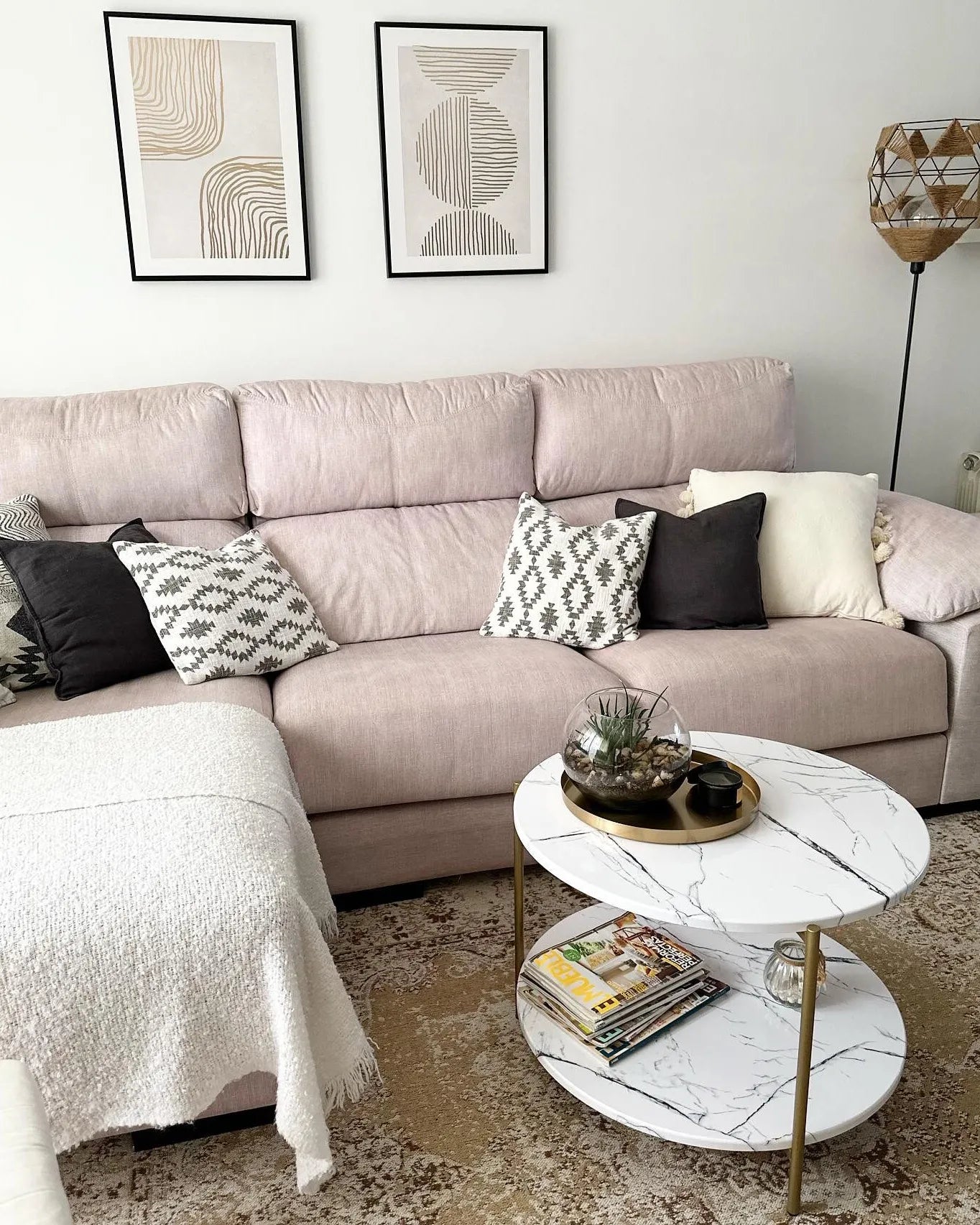 Coffee Table REVA White Marble