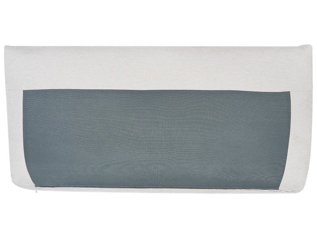 Sofa Bed 3 Seater KARILA Fabric Light Beige with Storage Left Hand