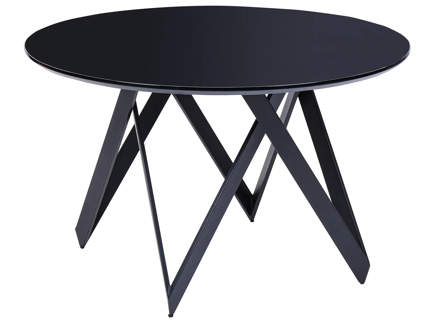 Dining Table OXHILL Black 120 cm 120 cm