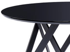 Dining Table OXHILL Black 120 cm 120 cm