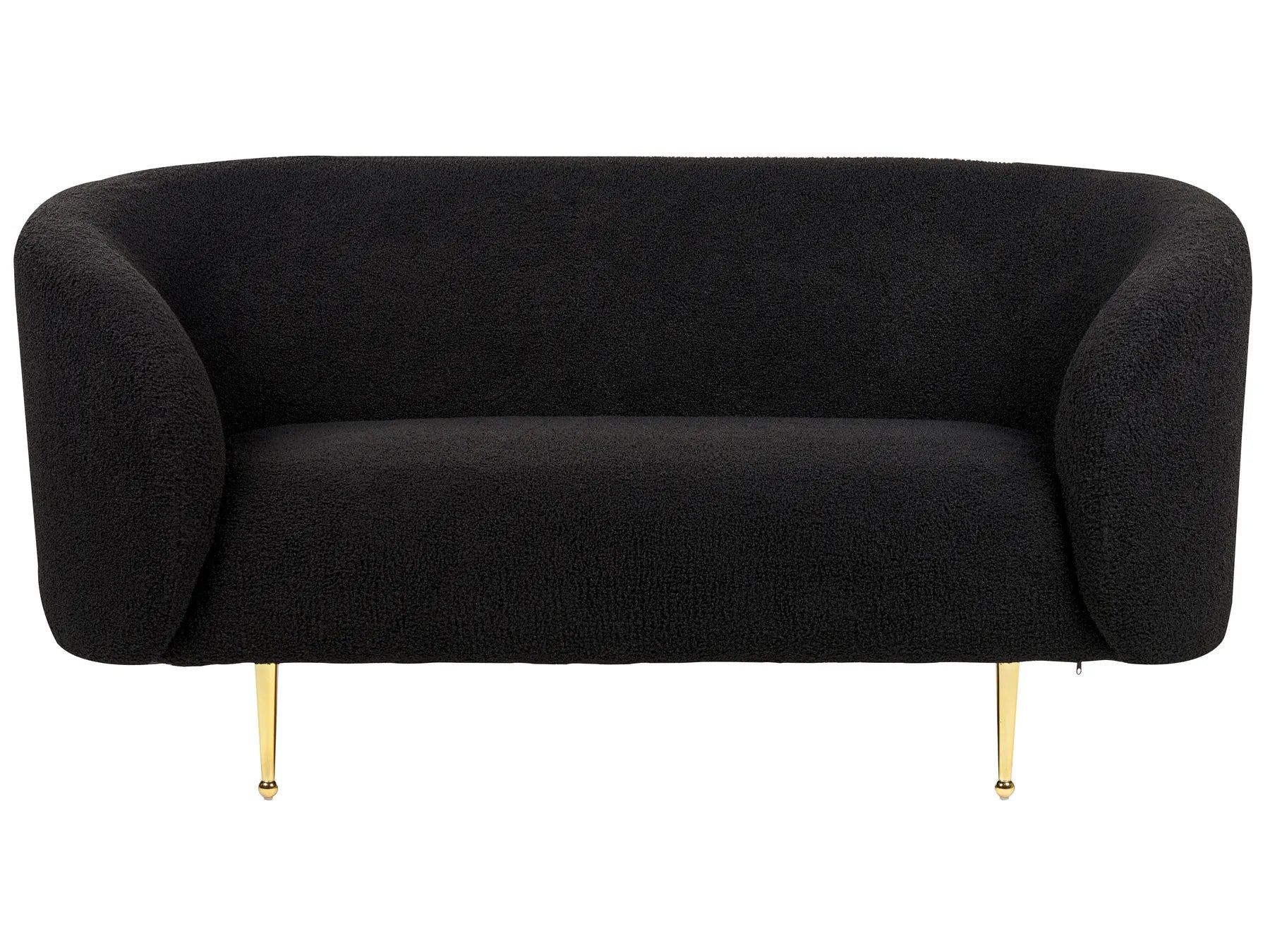 Sofa 2 Seater LOEN Boucle Black