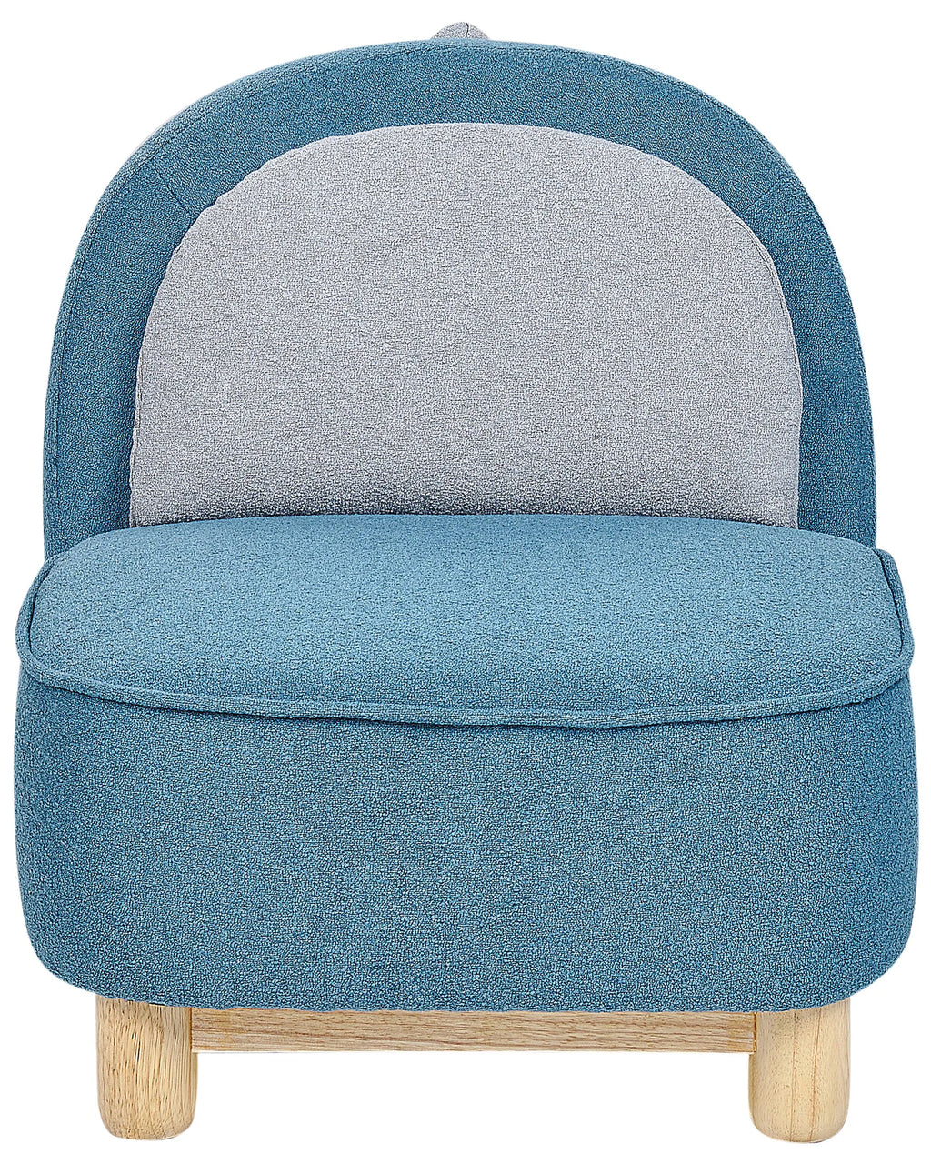 Kids Armchair Dinosaur FABORG Fabric Blue