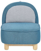 Kids Armchair Dinosaur FABORG Fabric Blue