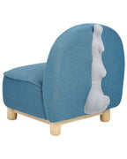 Kids Armchair Dinosaur FABORG Fabric Blue