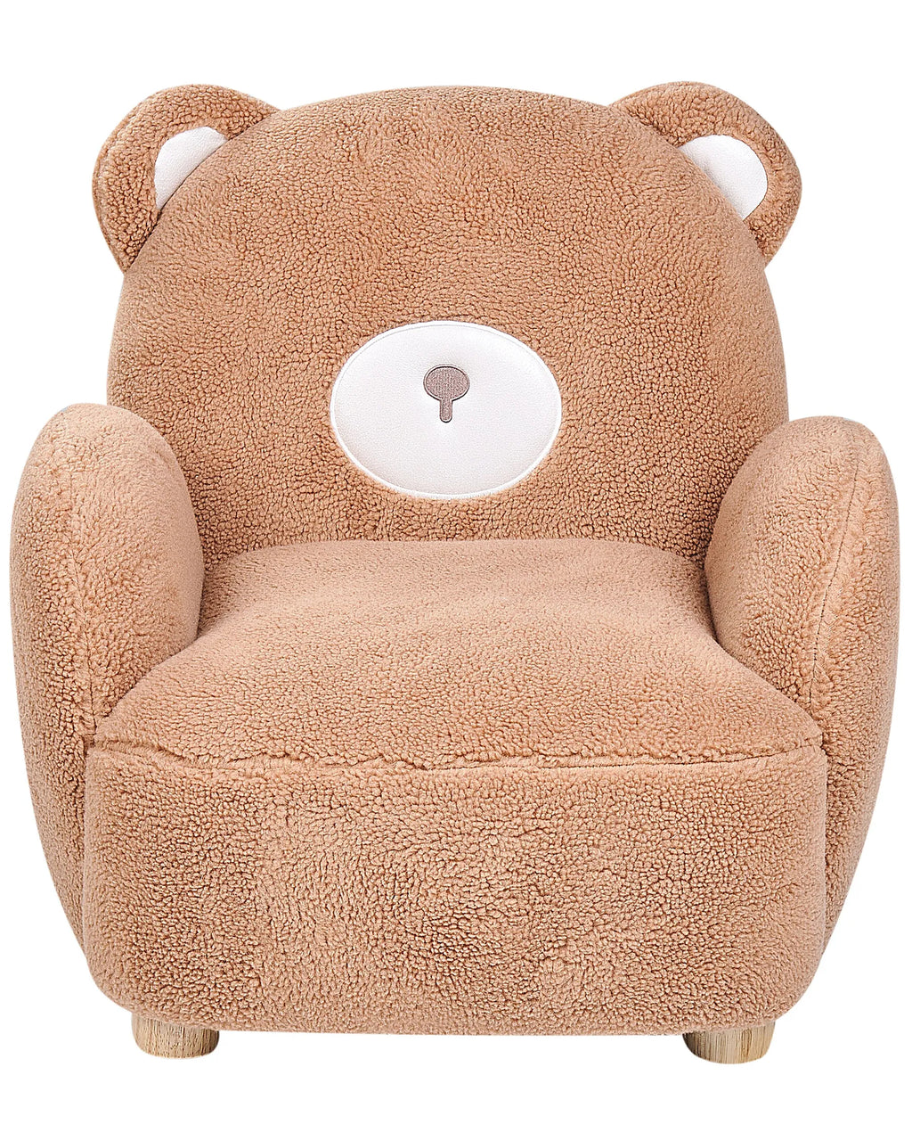 Kids Armchair Teddy Bear BOO Boucle Brown