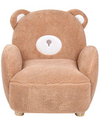 Kids Armchair Teddy Bear BOO Boucle Brown