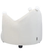 Kids Armchair Crown VEGA Velvet Light Beige