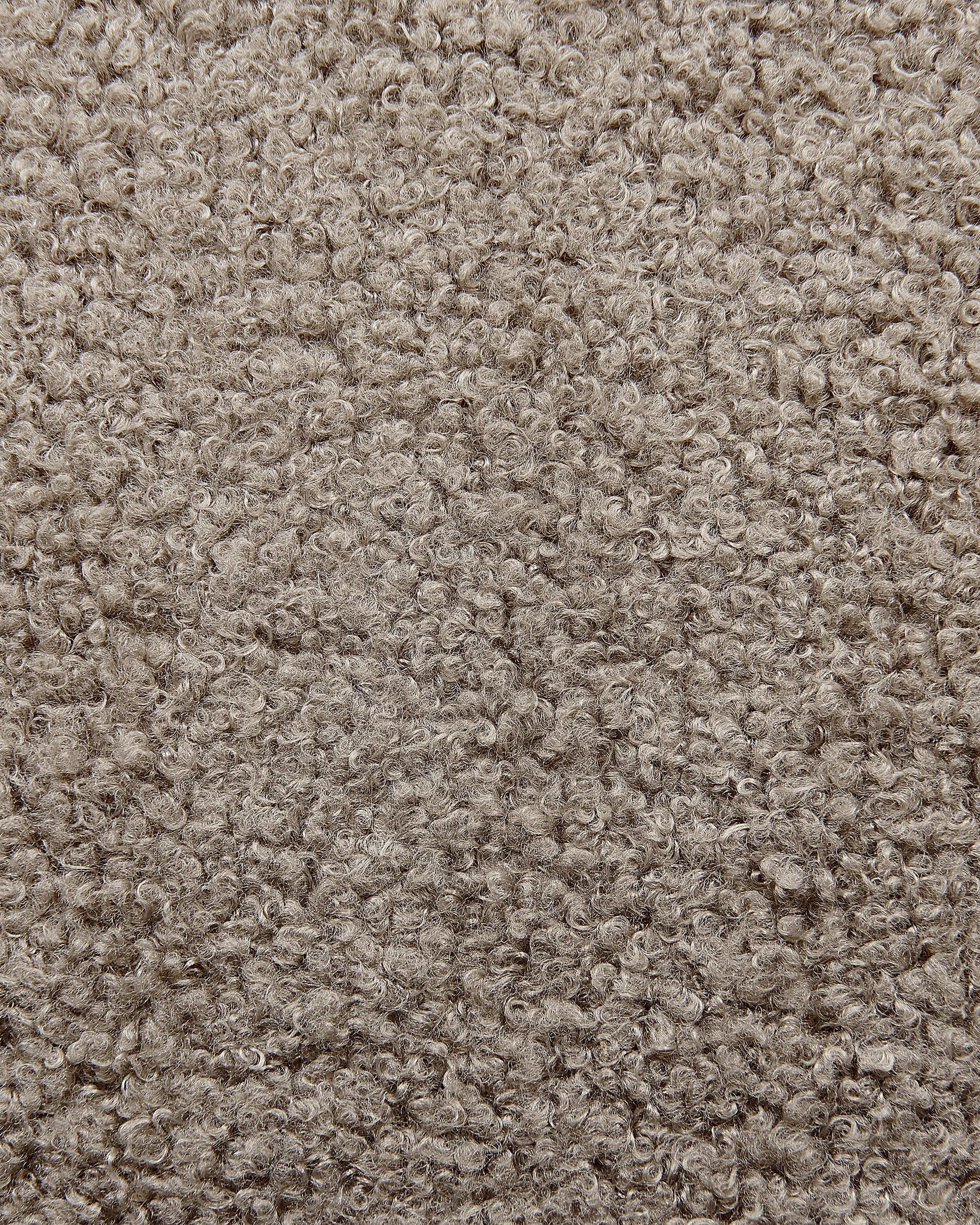 Set of 2 Dining Chairs AMES Boucle Taupe