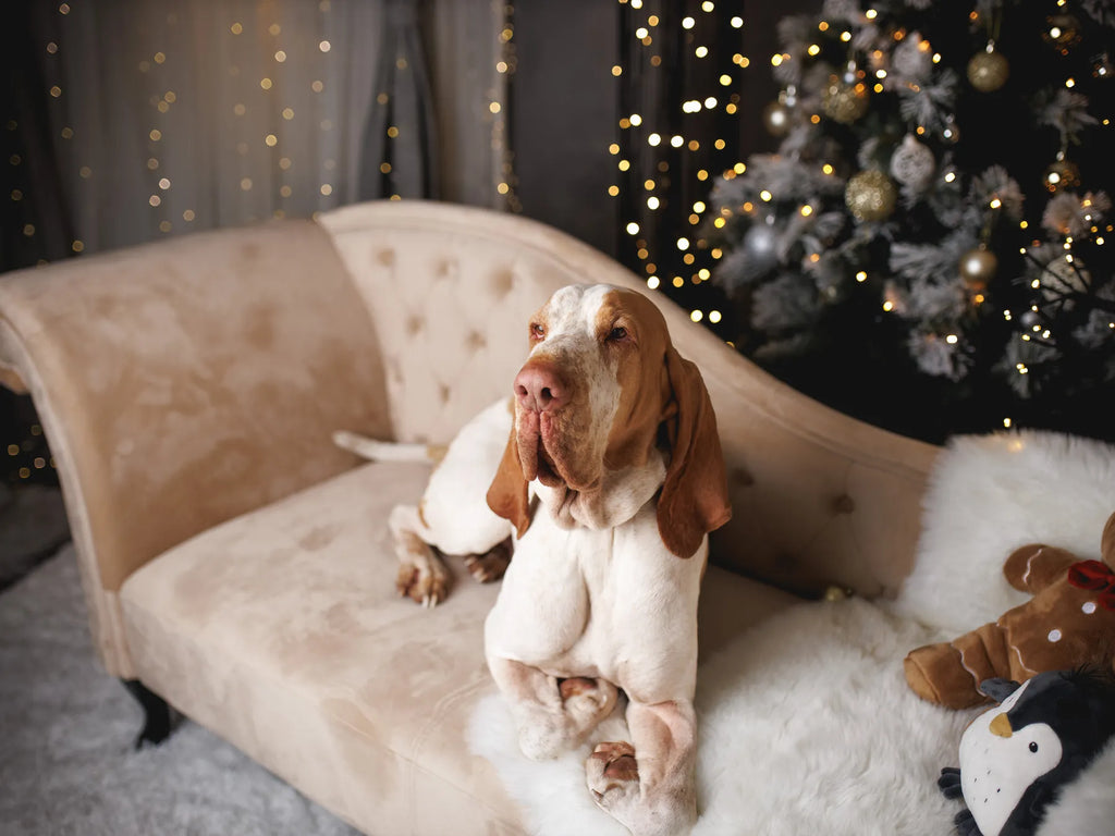 Left-Hand Chaise Lounge LATTES Velvet Beige