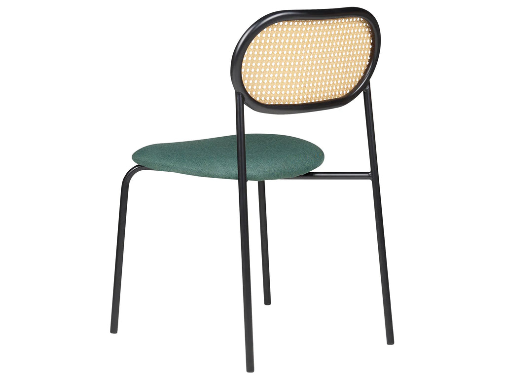 Set of 2 Dining Chairs ADAVER Metal Black