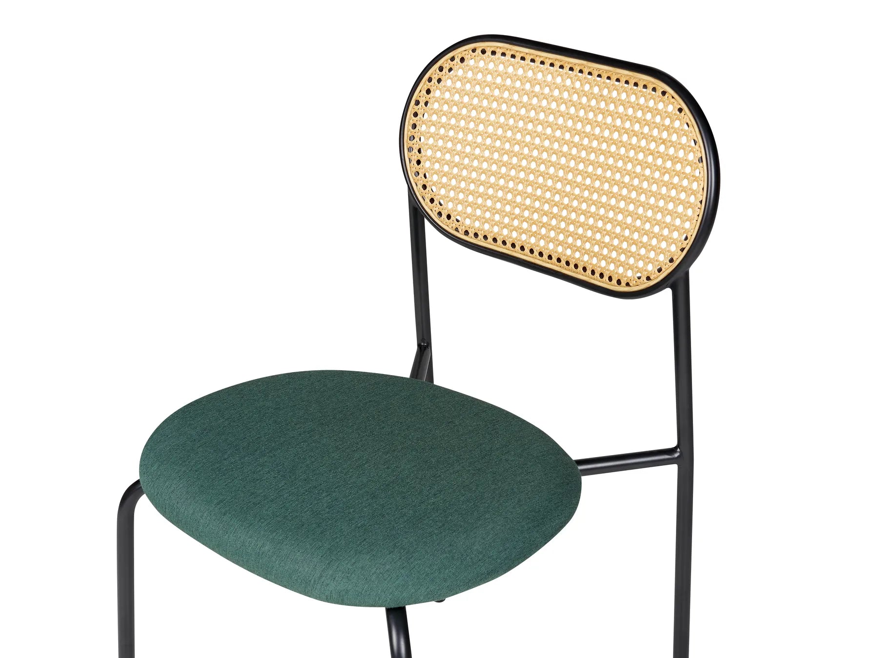 Set of 2 Dining Chairs ADAVER Metal Black