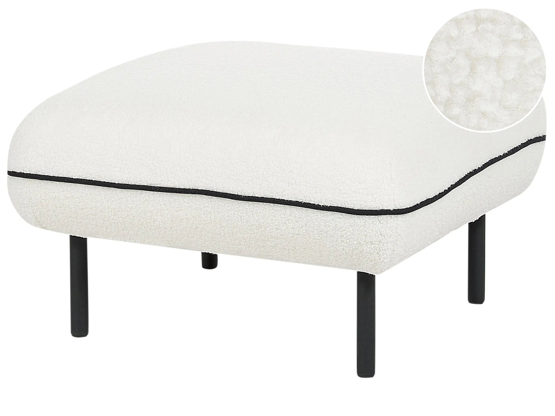 Ottoman TONSBERG Boucle White