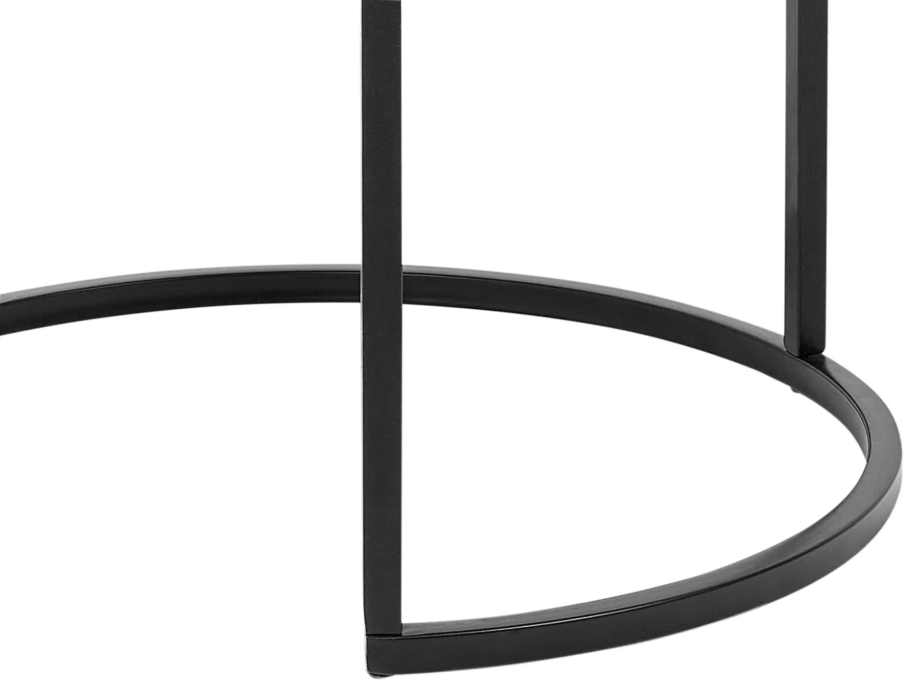 Set of 2 Coffee Tables CLATON Brown