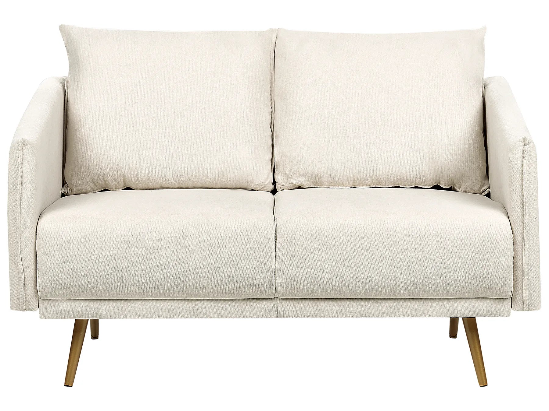 Sofa 2 Seater MAURA Fabric Light Beige