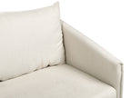 Sofa 2 Seater MAURA Fabric Light Beige