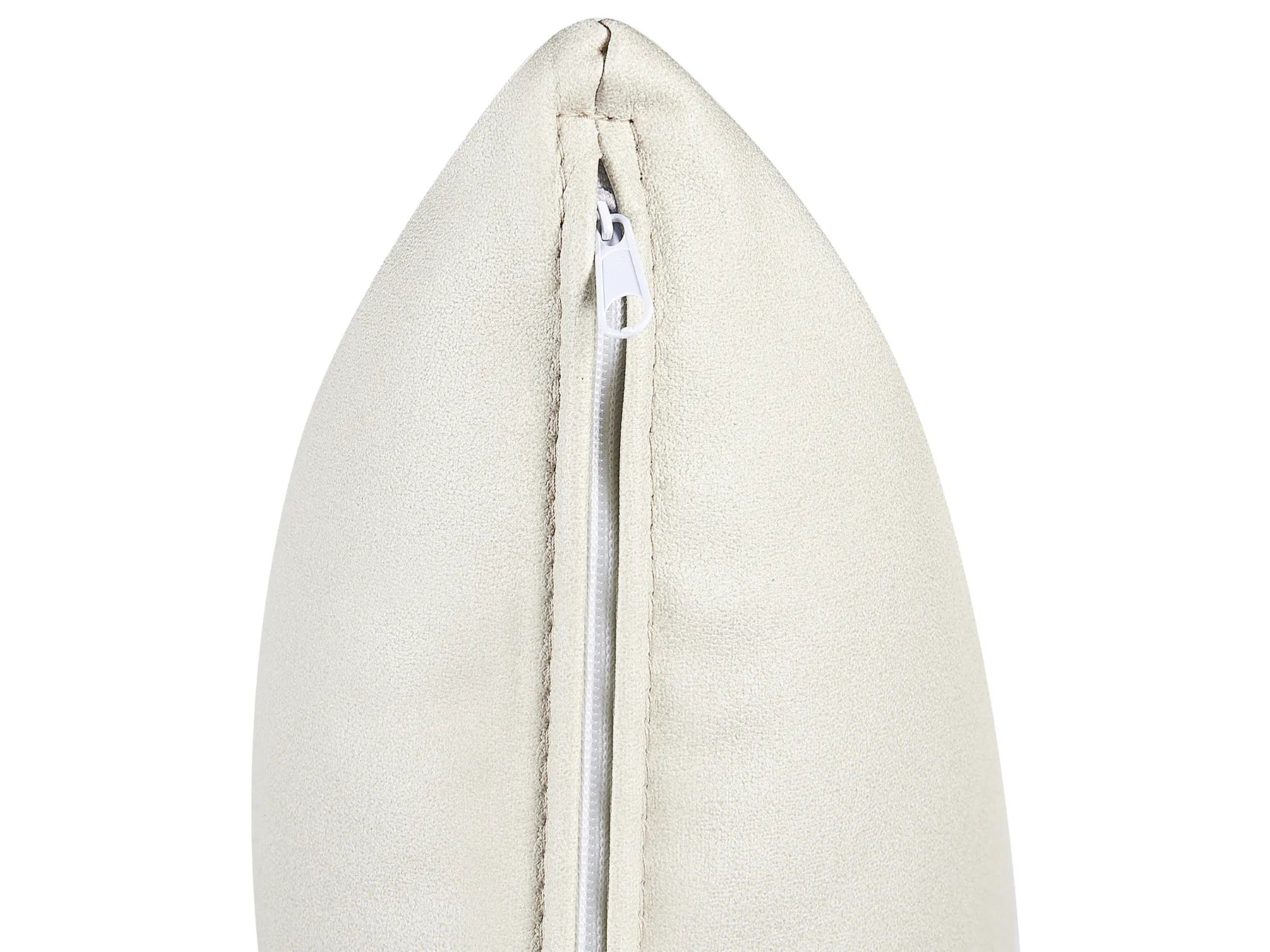 Left-Hand Chaise Lounge LANNILS Faux Leather Off-White