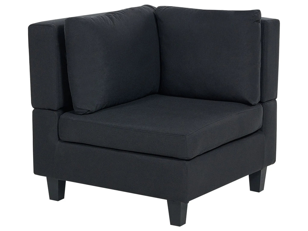 Corner Seat UNSTAD Fabric Black